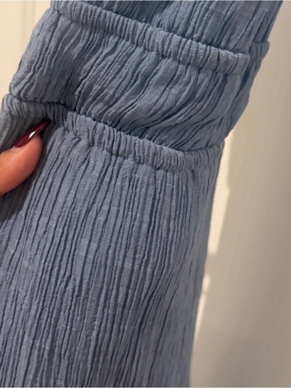 Blue maxi dress